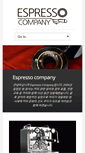 Mobile Screenshot of espressocompany.net